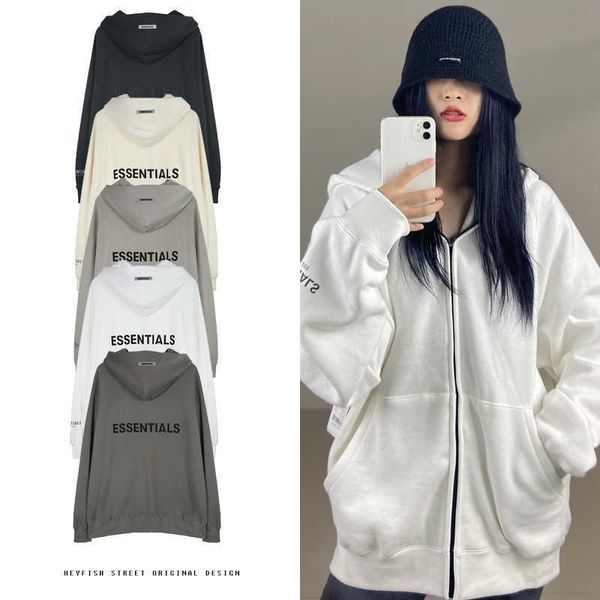 high street autumn and winter fog double line silicone letter hoodie fear of god loose couple zipper coatyceh, Black;brown
high street autumn and winter fog double line silicone letter hoodie fear of god loose couple zipper coatyceh, Black;brown