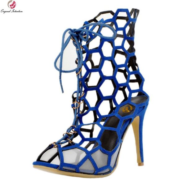 original intention novelty women sandals cut outs open toe thin heels beautiful blue shoes woman plus us size 4-15, Black
original intention novelty women sandals cut outs open toe thin heels beautiful blue shoes woman plus us size 4-15, Black