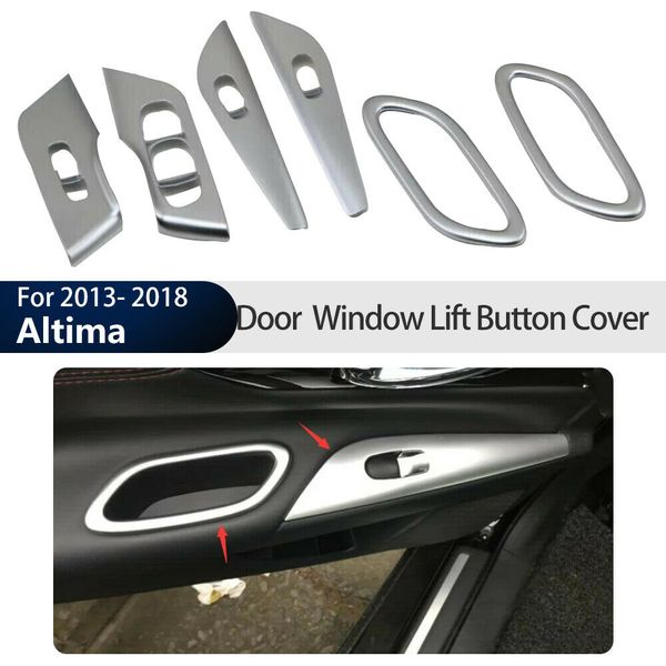 wholesale-6pcs for nissan altima 2013- 2018 door armrest window lift button cover trim kit
wholesale-6pcs for nissan altima 2013- 2018 door armrest window lift button cover trim kit