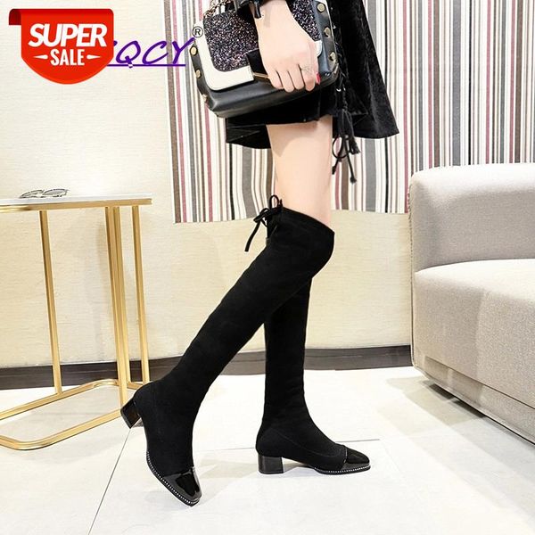 suede over the knee boots women winter boots fashion riband women shoes black pointed square heel female shoes #q513
suede over the knee boots women winter boots fashion riband women shoes black pointed square heel female shoes #q513