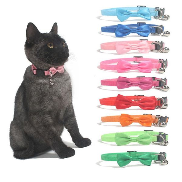 cat collars & leads 9 colors pet collar bowtie with bell adjustable cute nylon bow tie safety buckle kitten for
cat collars & leads 9 colors pet collar bowtie with bell adjustable cute nylon bow tie safety buckle kitten for