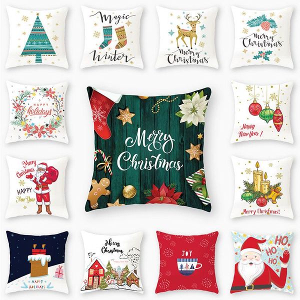 pillow case polyester seat cover for sofa decorated pillowcase with christmas tree deer santa claus alphabet 45x45cm cushion
pillow case polyester seat cover for sofa decorated pillowcase with christmas tree deer santa claus alphabet 45x45cm cushion