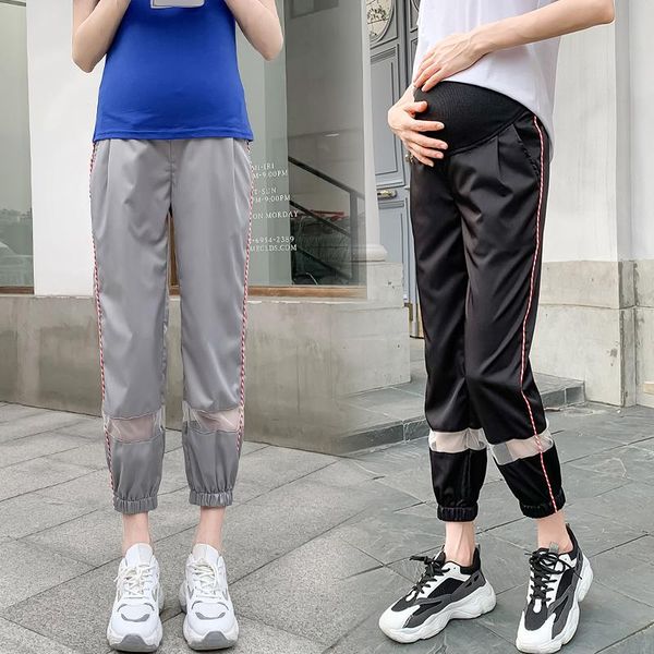 maternity bottoms 332# pants summer chiffon casual loose comfy belly support elastic waist trousers, White
maternity bottoms 332# pants summer chiffon casual loose comfy belly support elastic waist trousers, White