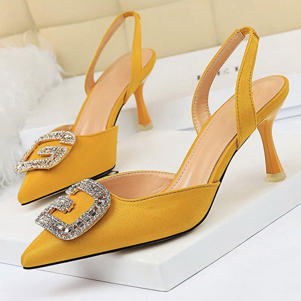 sandals 2021 women summer glitter 7cm high heels prom slingback lady low crystal pumps valentine yellow blue shoes, Black
sandals 2021 women summer glitter 7cm high heels prom slingback lady low crystal pumps valentine yellow blue shoes, Black