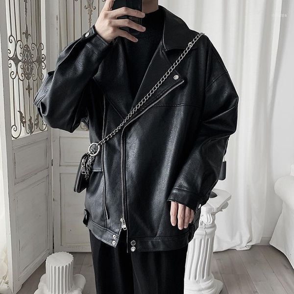 black leather jacket men's fashion casual loose motorcycle jackets mens streetwear wild hip hop bomber men s-2xl1
black leather jacket men's fashion casual loose motorcycle jackets mens streetwear wild hip hop bomber men s-2xl1
