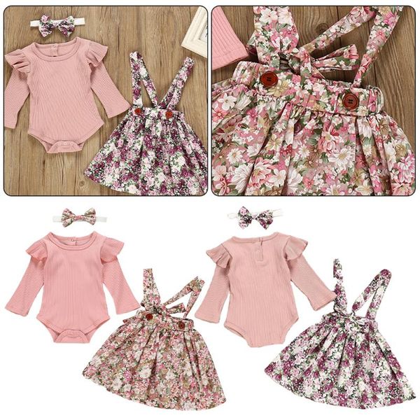 clothing sets infant baby girl clothes set 3-piece pink one-piece long sleeve print strap skirt headband born, White
clothing sets infant baby girl clothes set 3-piece pink one-piece long sleeve print strap skirt headband born, White
