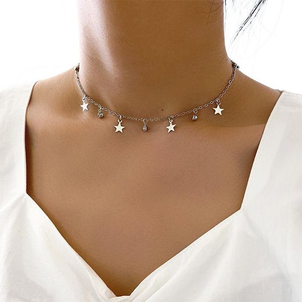pendant necklaces fashion star round bead tassel necklace korean women's silver color chain choker charming girl party jewelry gift
pendant necklaces fashion star round bead tassel necklace korean women's silver color chain choker charming girl party jewelry gift