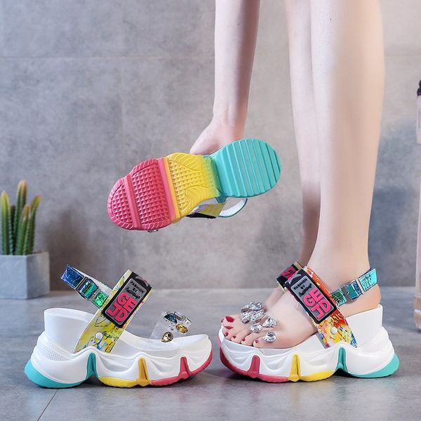 summer chunky sandals women 9.5cm wedge high heels shoes 2021 female buckle platform leather casual summer slippers woman sandal
summer chunky sandals women 9.5cm wedge high heels shoes 2021 female buckle platform leather casual summer slippers woman sandal