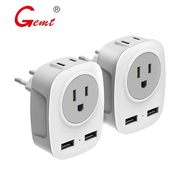smart power plugs european travel plug adapter, foval adapter us to europe outlets with 2 usb, 4 in 1 eu adapte
smart power plugs european travel plug adapter, foval adapter us to europe outlets with 2 usb, 4 in 1 eu adapte
