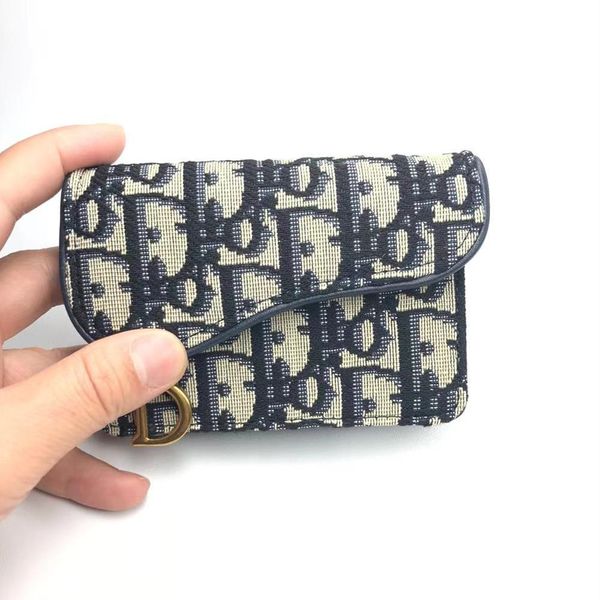 new chao brand d-word fabric embroidery d-home women's card bag business card bag wallet, Brown;gray
new chao brand d-word fabric embroidery d-home women's card bag business card bag wallet, Brown;gray