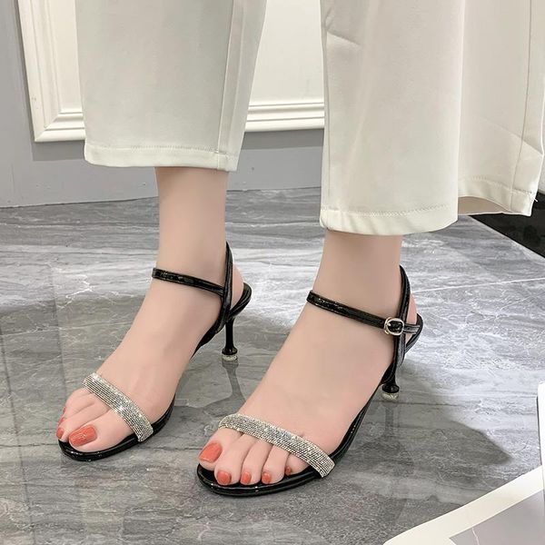 sandals stiletto heel women crystal buckle summer party dress open toe high zapatos mujer 2021, Black
sandals stiletto heel women crystal buckle summer party dress open toe high zapatos mujer 2021, Black