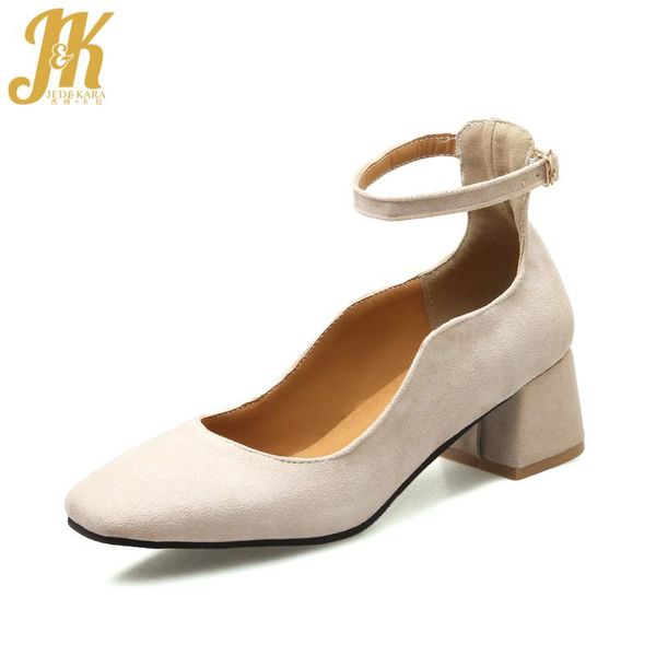 dress shoes jk med heels women pumps 2021 brand spring fashion female casual shallow square toe buckle strap footwear, Black
dress shoes jk med heels women pumps 2021 brand spring fashion female casual shallow square toe buckle strap footwear, Black