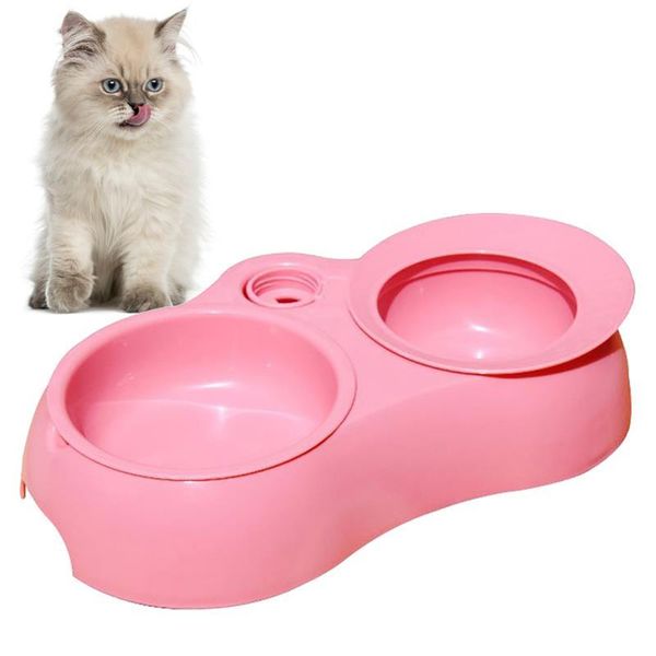 pet bowl creative multipurpose double-bowl dog cat feeder bowls & feeders 
pet bowl creative multipurpose double-bowl dog cat feeder bowls & feeders