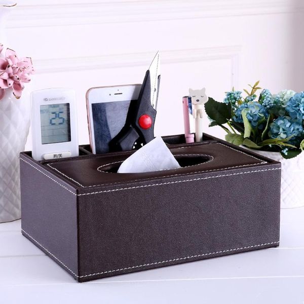 tissue boxes & napkins faux leather box cover rectangular multifunctional remote control stationery holder deskstorage organizer
tissue boxes & napkins faux leather box cover rectangular multifunctional remote control stationery holder deskstorage organizer