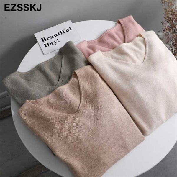 chic casual autumn winter basic sweater pullovers women v-neck solid knit slim pullover female long sleeve warm khaki 211018, White;black
chic casual autumn winter basic sweater pullovers women v-neck solid knit slim pullover female long sleeve warm khaki 211018, White;black