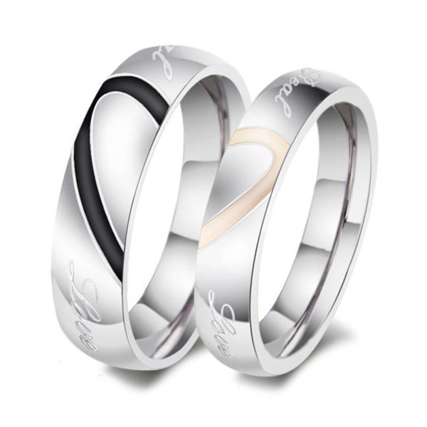 wedding rings anillos jewelry 2021 fashion ring his and her sets stainless steel for bague anillo anel, Slivery;golden
wedding rings anillos jewelry 2021 fashion ring his and her sets stainless steel for bague anillo anel, Slivery;golden
