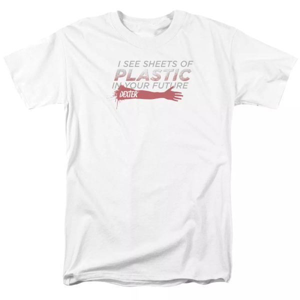 dexter plastic prediction tv show t-shirt sizes s-3x new, White;black