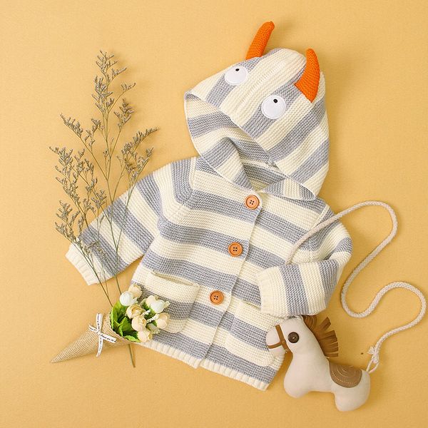cute cartoon infant sweaters baby coat hoodies coat for girl striped knitted cardigan jacket for girls baby clothes for newborn, Blue;gray
cute cartoon infant sweaters baby coat hoodies coat for girl striped knitted cardigan jacket for girls baby clothes for newborn, Blue;gray