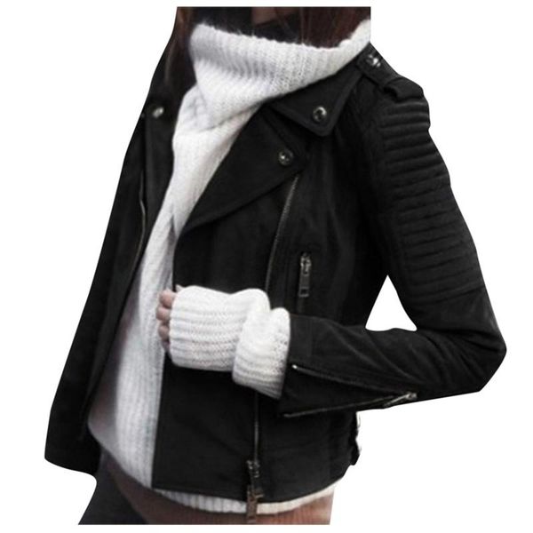 women's vests zipper pockets women vintage leather short motorcycle retro female coat korean style slim fit fashion girl jacket, Black;white
women's vests zipper pockets women vintage leather short motorcycle retro female coat korean style slim fit fashion girl jacket, Black;white