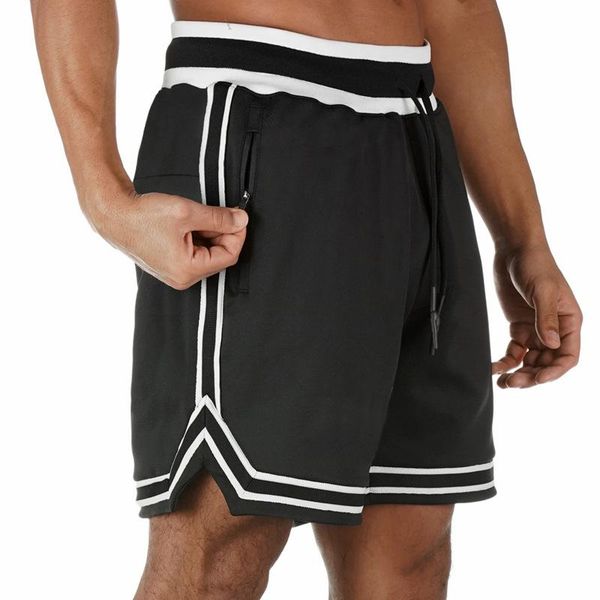men's shorts fashion outdoor running fitness pants casual quick-drying sports built-in pocket brand, White;black
men's shorts fashion outdoor running fitness pants casual quick-drying sports built-in pocket brand, White;black
