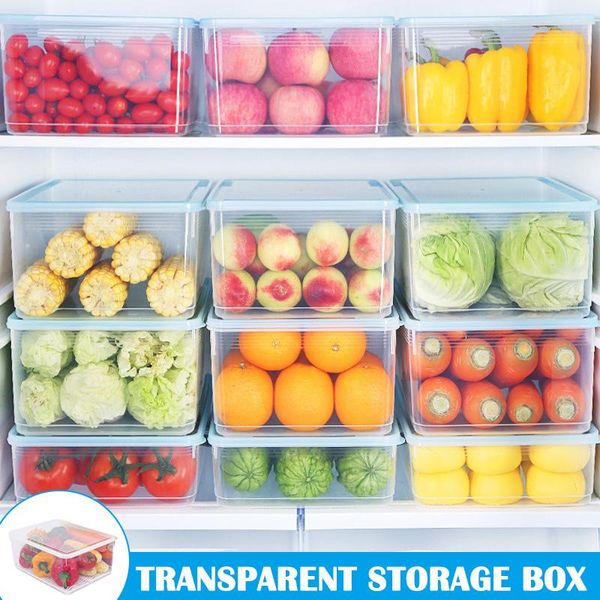 storage bottles & jars transparent box large capacity food plastic egg fruit sealed mjj88
storage bottles & jars transparent box large capacity food plastic egg fruit sealed mjj88