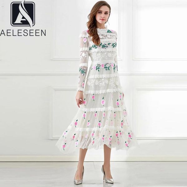 casual dresses aeleseen luxury women dress runway fashion spring summer mesh flower embroidery ruffles long holiday party, Black;gray
casual dresses aeleseen luxury women dress runway fashion spring summer mesh flower embroidery ruffles long holiday party, Black;gray