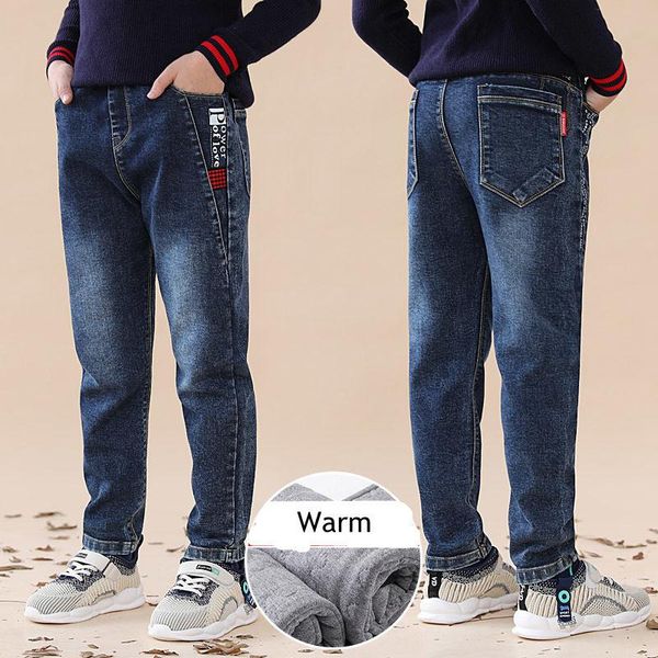 fashion winter warm jeans for big boys cotton solid color elastic waist denim trousers teenage thicken fleece loose pants 2021, Blue
fashion winter warm jeans for big boys cotton solid color elastic waist denim trousers teenage thicken fleece loose pants 2021, Blue