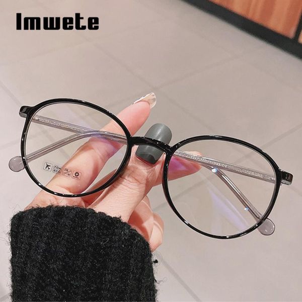 imwete vintage round glasses frame for women men anti-blue light computer eyeglasses ultralight optical eyewear fashion sunglasses fr, Black
imwete vintage round glasses frame for women men anti-blue light computer eyeglasses ultralight optical eyewear fashion sunglasses fr, Black