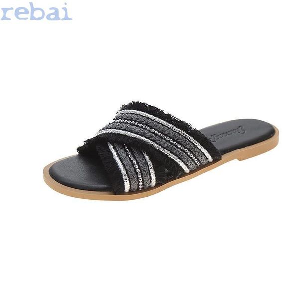 slippers 2021 women beach rubber shoes woman flip flops female rhinestone sildes candy sandals outdoor flats wholesale drop, Black
slippers 2021 women beach rubber shoes woman flip flops female rhinestone sildes candy sandals outdoor flats wholesale drop, Black