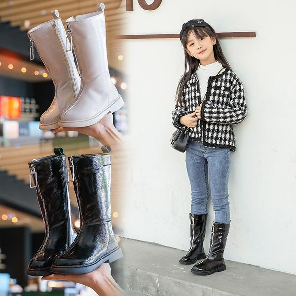 boots girls high children long patent leather kids motorcycle cool fashion with rhinestone buckle double zipper, Black;grey
boots girls high children long patent leather kids motorcycle cool fashion with rhinestone buckle double zipper, Black;grey