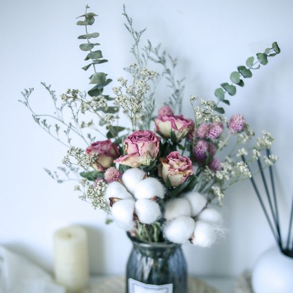 newyear wedding home decora preserved dried flower mix rose pinecone chrysanthemum lotus eucalyptus amaranth melaleuca vase
newyear wedding home decora preserved dried flower mix rose pinecone chrysanthemum lotus eucalyptus amaranth melaleuca vase