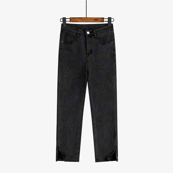 women's jeans irmã fara verão feminino denim calças casuais cintura alta chique dividir senhoras comprimento total das mulheres em, Blue
women's jeans irmã fara verão feminino denim calças casuais cintura alta chique dividir senhoras comprimento total das mulheres em, Blue
