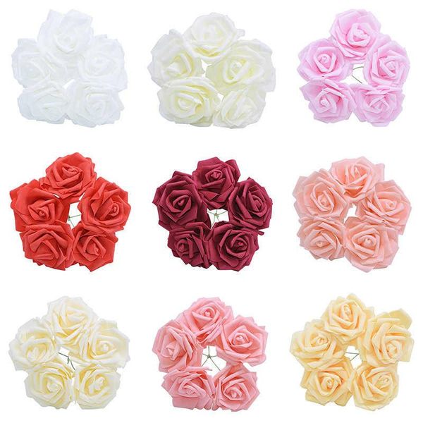 decorative flowers & wreaths 30pcs 8cm foam rose artificial heads diy bride bouquet floral wedding party decoration supplies flower with ste
decorative flowers & wreaths 30pcs 8cm foam rose artificial heads diy bride bouquet floral wedding party decoration supplies flower with ste