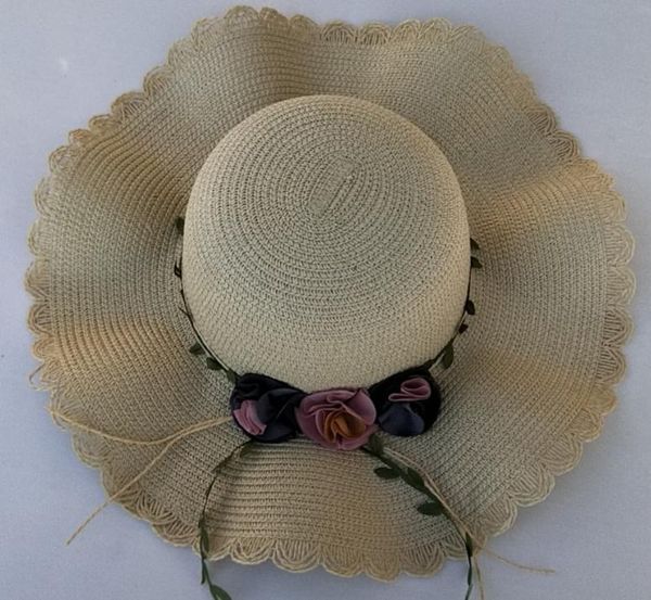 wide brim hats straw hat women's summer lace versatile sunscreen beach sun, Blue;gray
wide brim hats straw hat women's summer lace versatile sunscreen beach sun, Blue;gray