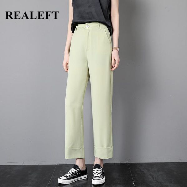 women's pants & capris realeft 2021 spring korean ol style formal straight button high waist elegant office lady ankle-length, Black;white
women's pants & capris realeft 2021 spring korean ol style formal straight button high waist elegant office lady ankle-length, Black;white