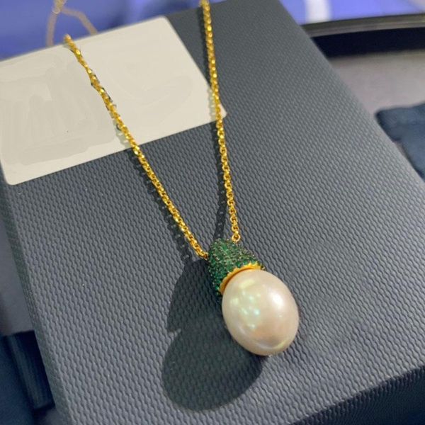 chains brand gold color green water drop pearl pendant charm adjustable necklace ladies fashion jewelry, Silver
chains brand gold color green water drop pearl pendant charm adjustable necklace ladies fashion jewelry, Silver