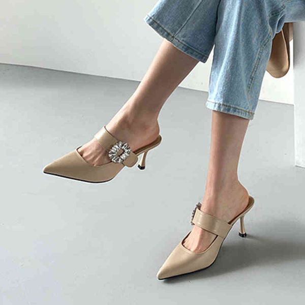 dress shoes sandálias de strass sapatos mulher couro apontou moda sandálias semi arrastar tamanho 33-42 urxt, Black
dress shoes sandálias de strass sapatos mulher couro apontou moda sandálias semi arrastar tamanho 33-42 urxt, Black