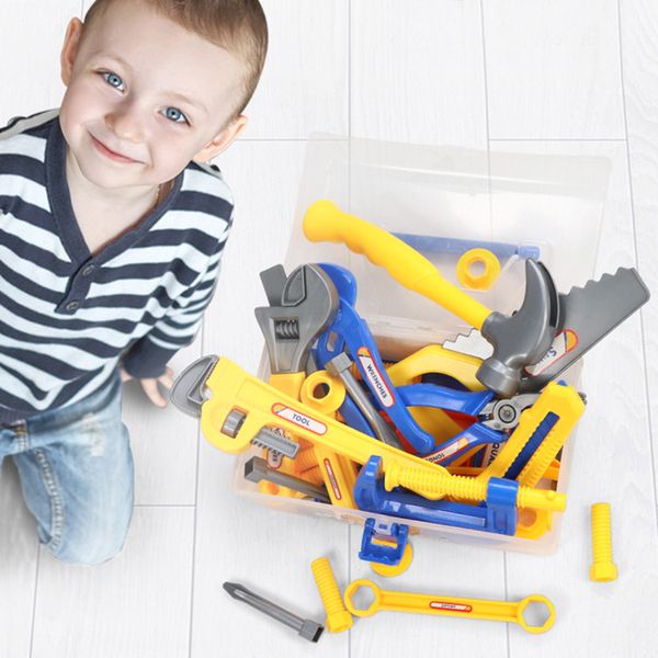 Mini Kids Pretend Play Toys Portable Non-toxic Plastic Building Tools Wrench Screwdriver Bolts Nuts Kit Toolbox Toys#38
Mini Kids Pretend Play Toys Portable Non-toxic Plastic Building Tools Wrench Screwdriver Bolts Nuts Kit Toolbox Toys#38