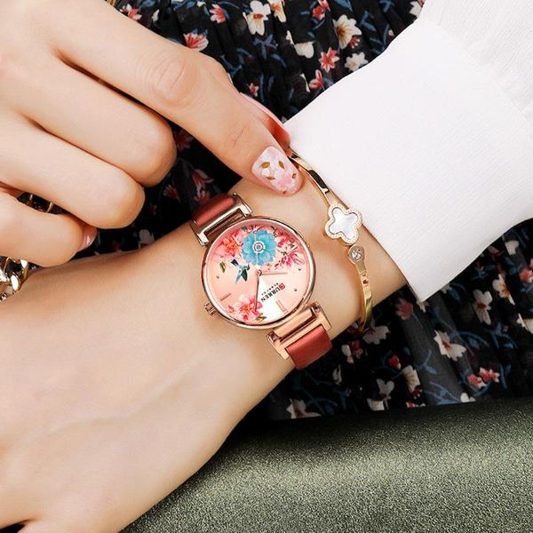 wristwatches curren leather women watch 2021 summer quartz ladies wristwatch relojes female clock fashion flower dial, Slivery;brown
wristwatches curren leather women watch 2021 summer quartz ladies wristwatch relojes female clock fashion flower dial, Slivery;brown