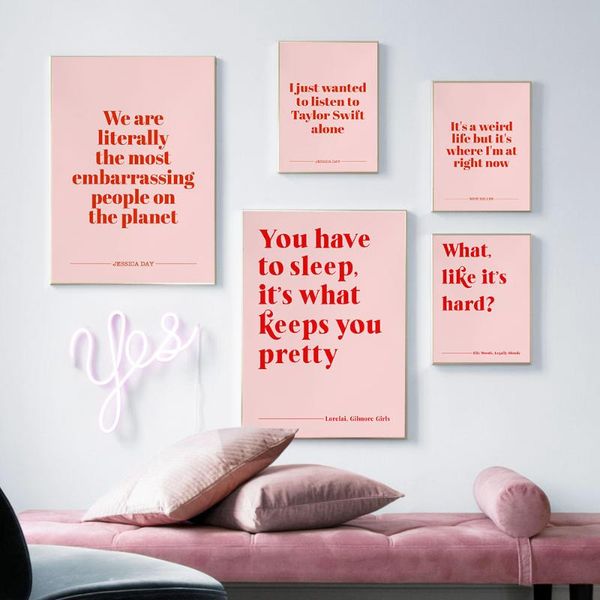 paintings legally blonde girl text quote posters you have to sleep canvas painting modern wall pictures pink girls bedroom home decor
paintings legally blonde girl text quote posters you have to sleep canvas painting modern wall pictures pink girls bedroom home decor