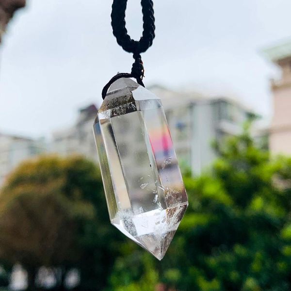 pendant necklaces shining diamond healing crystal stone quartz single natural clear column necklace pointed collectables diy craft, Silver
pendant necklaces shining diamond healing crystal stone quartz single natural clear column necklace pointed collectables diy craft, Silver