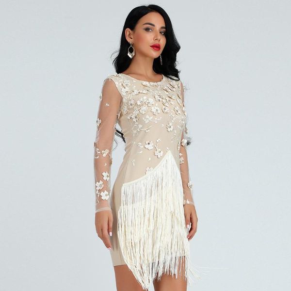 casual dresses 2021 women white lace round neck long sleeve vestidos celebrity evening party bodycon bandage dress, Black;gray
casual dresses 2021 women white lace round neck long sleeve vestidos celebrity evening party bodycon bandage dress, Black;gray