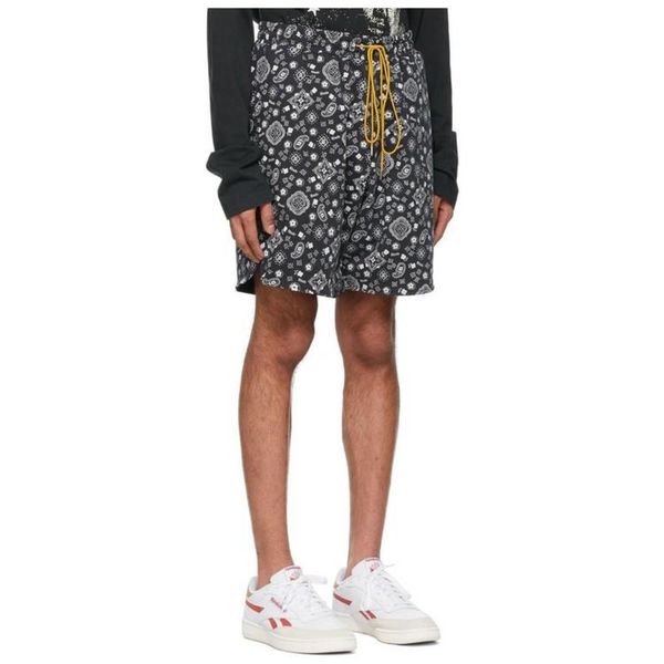 women floral shorts men cashew summer oversize breechcloth yellow drawstring zipper head men's, White;black
women floral shorts men cashew summer oversize breechcloth yellow drawstring zipper head men's, White;black