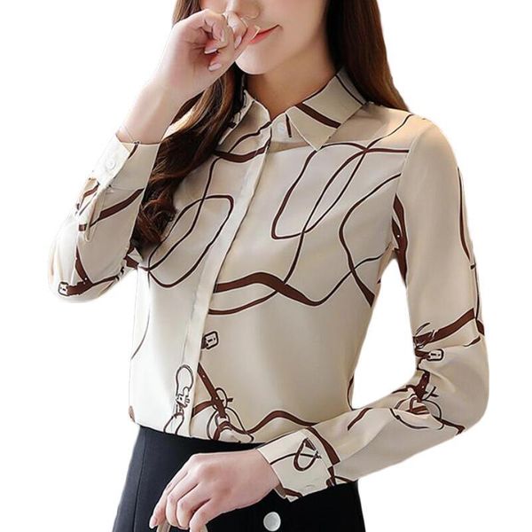 women's blouses & shirts cartoon print women long sleeve korean chiffon blouse casual plus size shirt blusas mujer, White
women's blouses & shirts cartoon print women long sleeve korean chiffon blouse casual plus size shirt blusas mujer, White