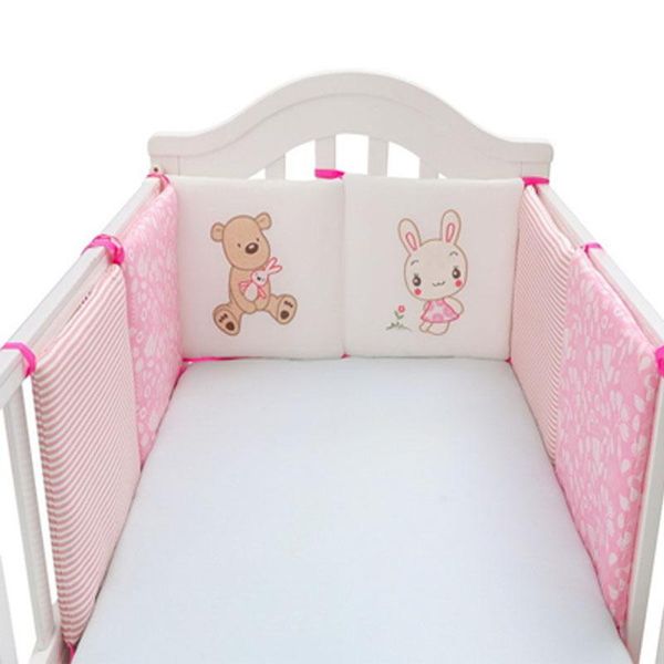 6pcs/set baby bed crib bumper thick pillow one-piece around cushion cot protector pillows borns anti-collision bedding sets
6pcs/set baby bed crib bumper thick pillow one-piece around cushion cot protector pillows borns anti-collision bedding sets