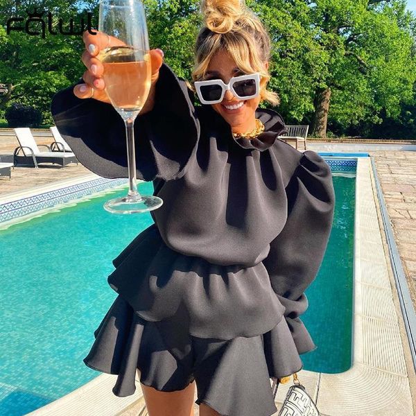 women's tracksuits women's fall loose party black 2 two piece sets womens club outfits long sleeve women shorts skirts suits, Gray
women's tracksuits women's fall loose party black 2 two piece sets womens club outfits long sleeve women shorts skirts suits, Gray