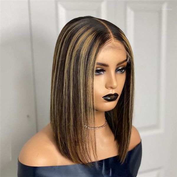 5x5 pu silk base wig straight highlight short bob lace front human hair wigs with baby middle part1, Black;brown
5x5 pu silk base wig straight highlight short bob lace front human hair wigs with baby middle part1, Black;brown