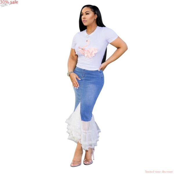 - 30% sale denim skirts patchwork mesh casual high waist women short skirt jeans midi elasticity, Black
- 30% sale denim skirts patchwork mesh casual high waist women short skirt jeans midi elasticity, Black