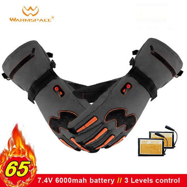 warmspace 7.4v 6000mah smart electric heat gloves ski waterproof lithium battery winter skiing gloves 5 fingers&hand back heated 220112
warmspace 7.4v 6000mah smart electric heat gloves ski waterproof lithium battery winter skiing gloves 5 fingers&hand back heated 220112