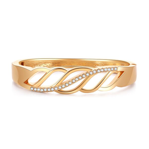 alloy geometric line leaf shape bracelet curve inlaid with diamond point drill elegant women's jewelry, Black
alloy geometric line leaf shape bracelet curve inlaid with diamond point drill elegant women's jewelry, Black